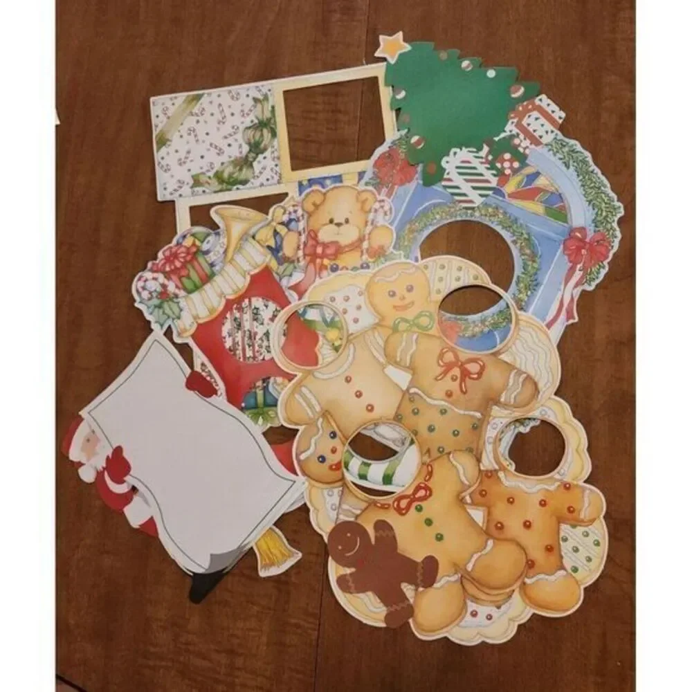 CHRISTMAS FRAMES &‎ TAGS AND EPHEMERA New Scrapbook,  Junk Journal